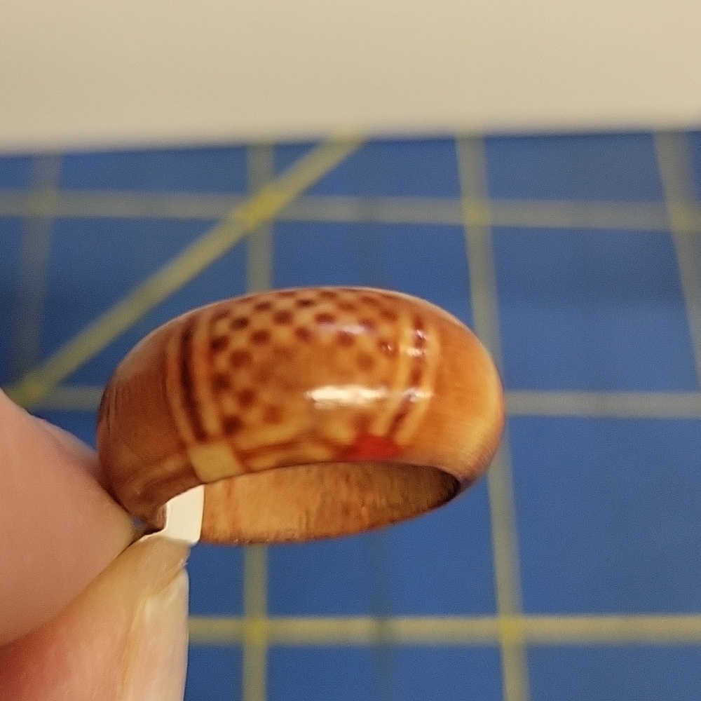 Wooden Ring Size 6